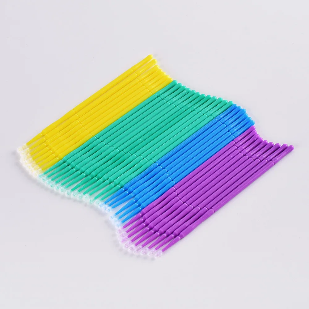 1000pcs Microbrush Eyelash Brushes for eyelash Disposable EyeLash Extension Glue Cleaning Brushes Applicator Sticks Makeup Tools