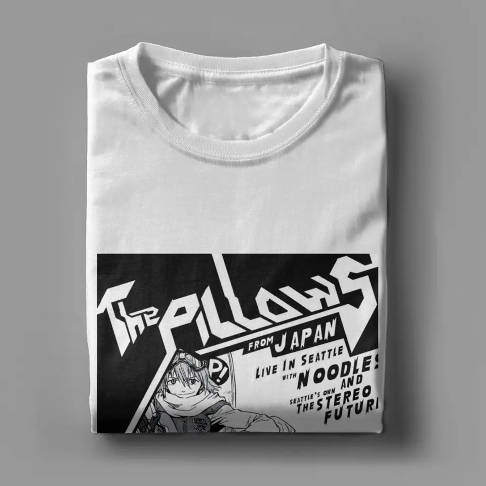 Flcl The Pillows Live Men's T Shirt Japanese Anime clothing Fooly