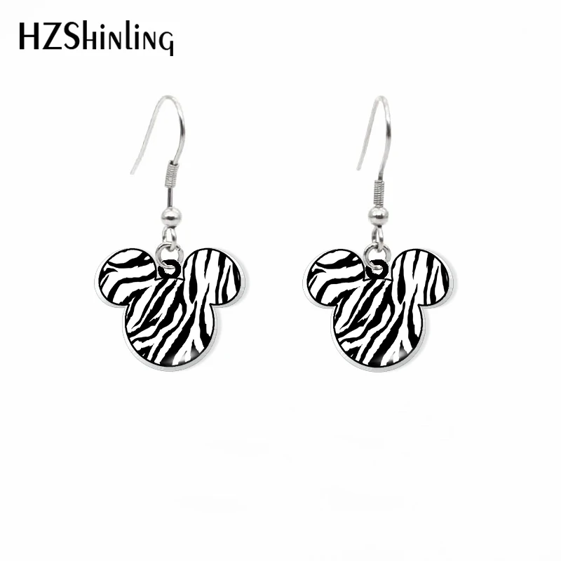 2020 New Zebra Pattern Earring Wild Animal Patterns Acrylic Hook Earring Epoxy Earrings Fashion Jewelry