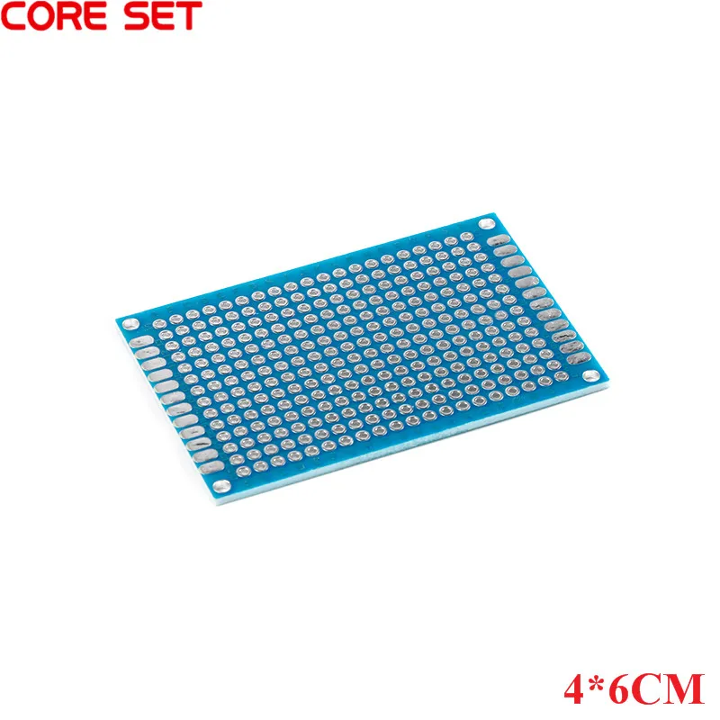 2 Stuks Dubbelzijdig Protoboard Broodplank Universele Pcb Printplaat Blauw 2*8 Cm 3*7 Cm 4*6 Cm 5*7 Cm 7*9 Cm 2.54 Mm Experiment Board