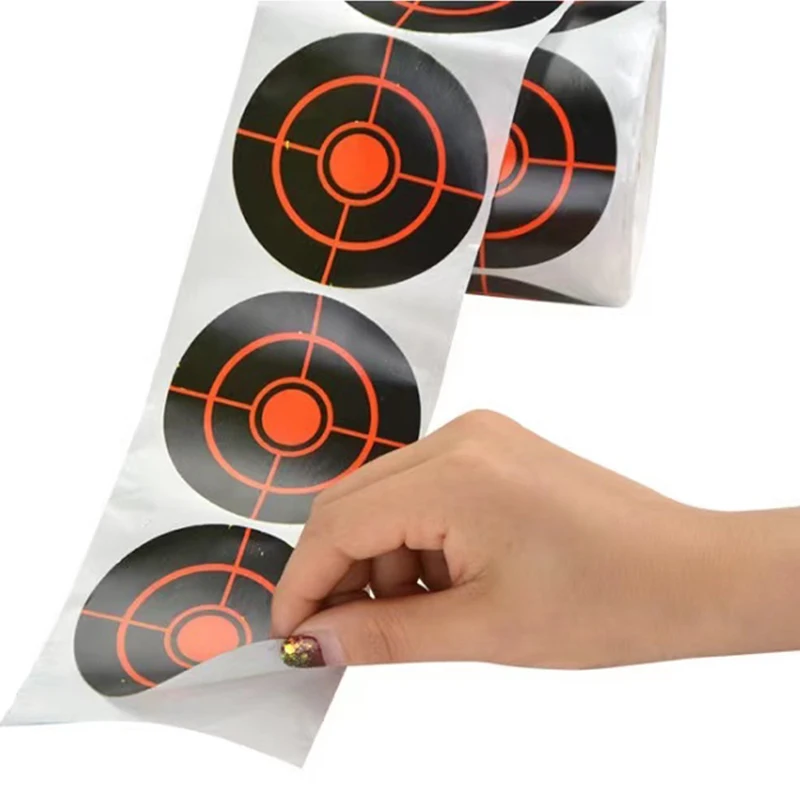 Airsoft Shooting Target Adhesive Shoot Targets Splatter Reactive Stickers For Archery Bow Hunting Shooting Sport Training