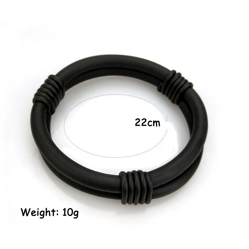 UKEBAY Designer Handmade Bracelets For Women 2020 New Charm Bracelet Bind Fashion Accessories Wholesale Black Rubber jewelry