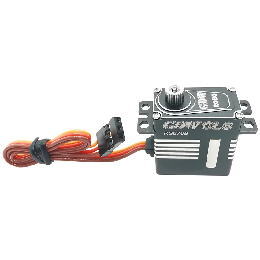 GDW RS0708 7.5KG 토크 스틸 기어 로봇 조작기 암 모델 자동차, RC 모델 항공기 미니어처 디지털 서보