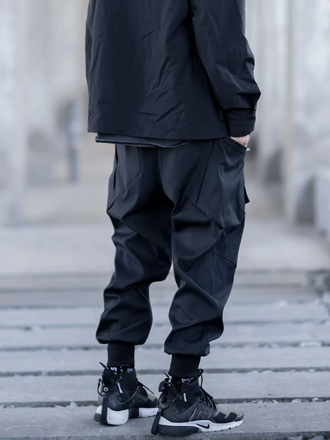 Catsstac Windproof Polyester Tactical Pants Multiple Pockets Techwear Ninjawear Streetwear Futuristic Casual Pants AliExpress