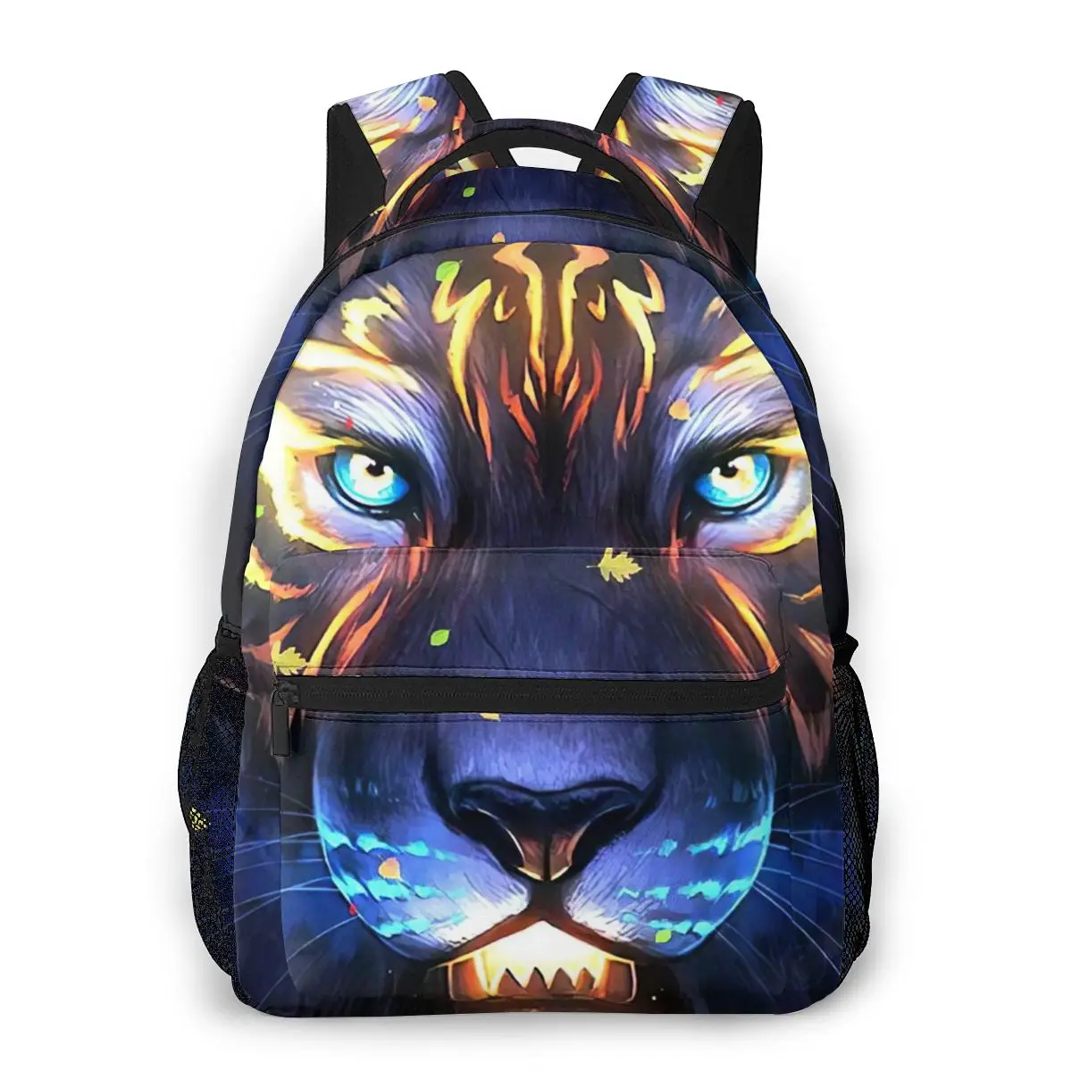 

Artistic Tiger Backpack for Girls Boys Travel RucksackBackpacks for Teenage school bag