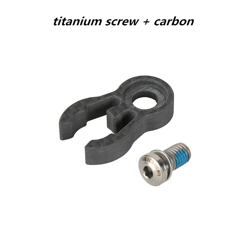 

RIDEA head tube fixing buckle titanium screw + carbon fiber crab claw for Bromptoncatcher head tube folding fixing seat