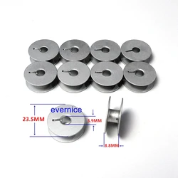 10 Aluminium Bobbin #19131 For Singer 31-20,31-22,31-24,44-13,44-17,44-22,44-74