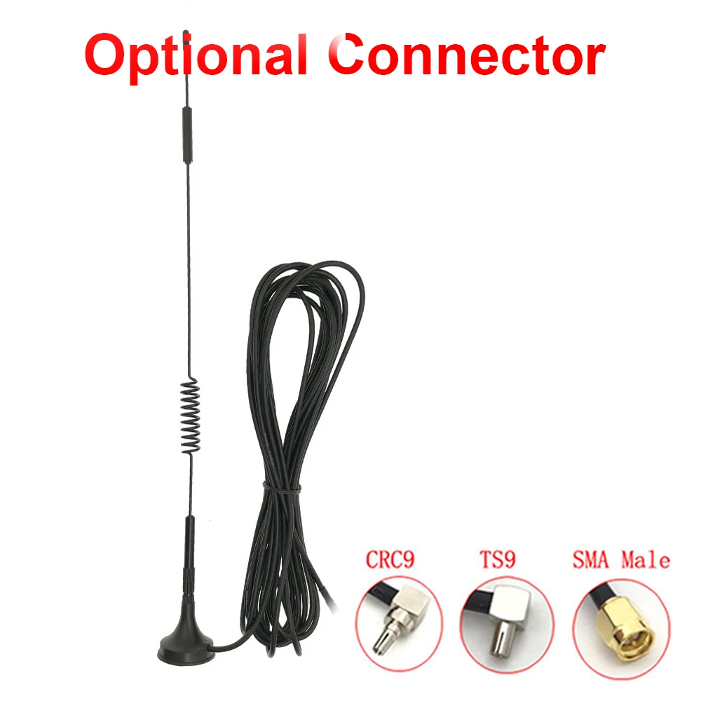 700-2700 MHz 2G 3G 4G LTE 12dBi magnetic antenna TS9 connector SMA male GSM external router antenna