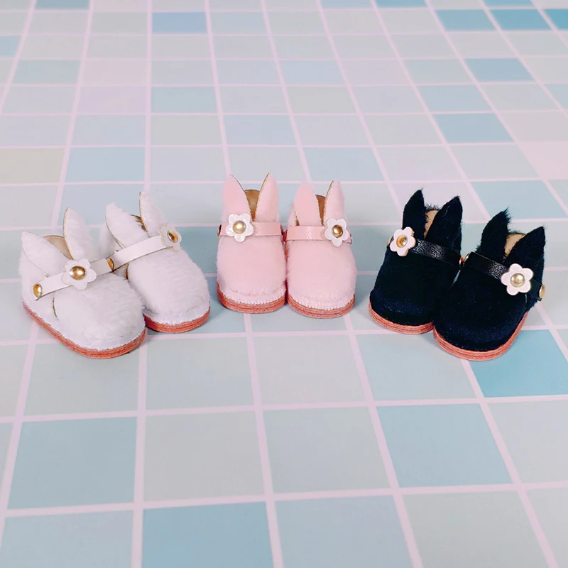 Fashion Rabbit Toy Shoes Blyth doll Fur Boots shoes Size can be chosen for 1/6 BJD ICY DBS