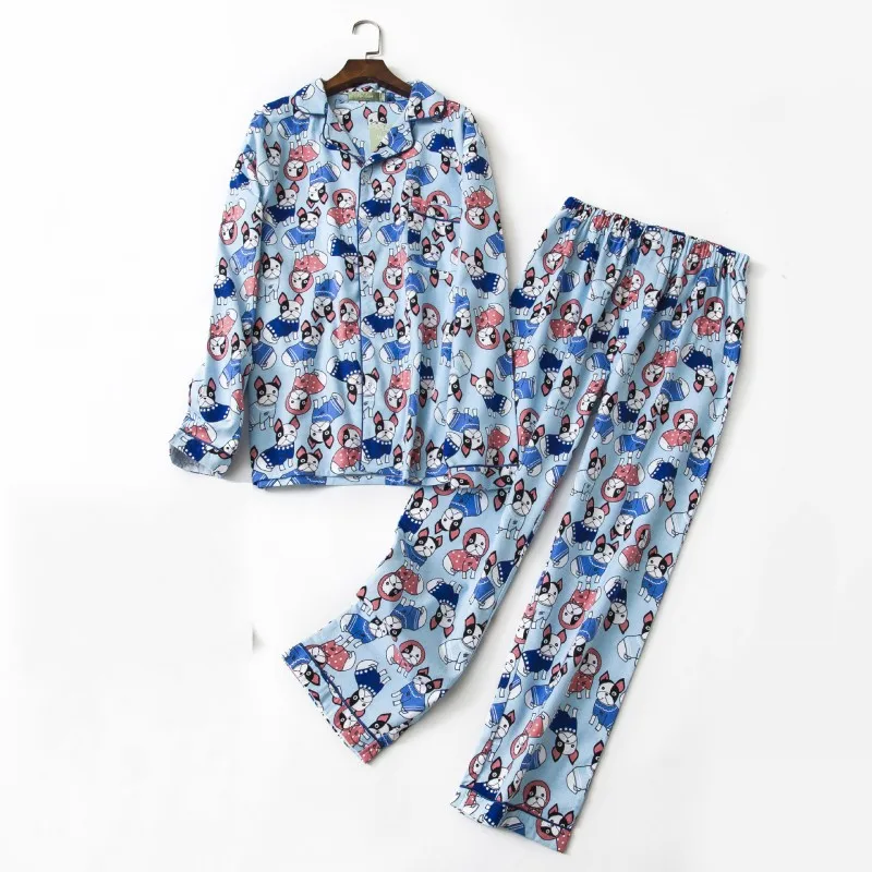 Conjuntos de pijama casual manga longa masculino, terno pijama masculino, gola virada para baixo, roupas de casa de alta qualidade, 100% algodão, primavera, outono, 2022