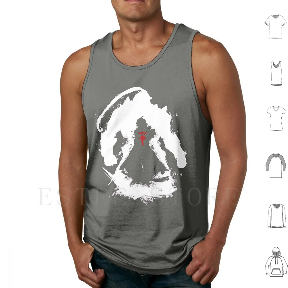 Elric Brothers-Fma Tank Tops Vest Sleeveless Fullmetal Alchemist Brotherhood Elric Brothers Fullmetal Alchemist Alchemy