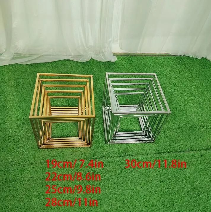 

5 шт./компл. железная подставка для цветов, свадебный реквизит, искусственная квадратная полка, свадебная арка, руководство T, украшение стола