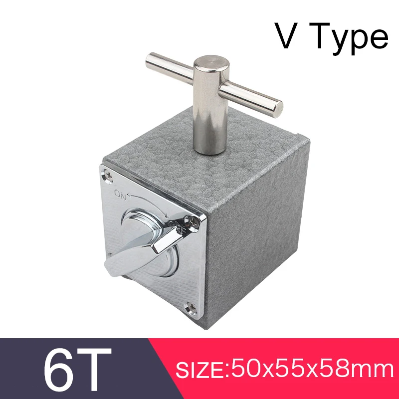 6T 8T 10T 12T 7K 12K V type Metal Switch Magnetic Table Base Magnetic Base Dial Indicator Stand Base Magnet Holder Wire Cutting