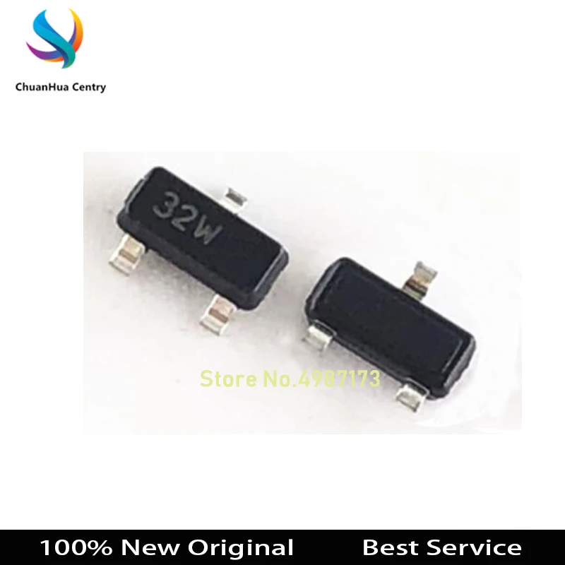 BFR520 32W NPN SOT-23 ، جديدة وأصلية ، متوفرة في المخزون ، 50 في اللوت الواحد