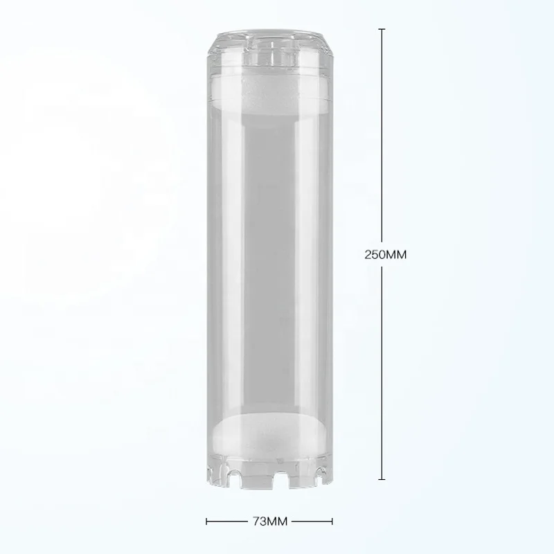 YenvQee 10-Inch/5-Inch Reusable Empty Clear Cartridge For the Resin, Water Filter Tools For Diy