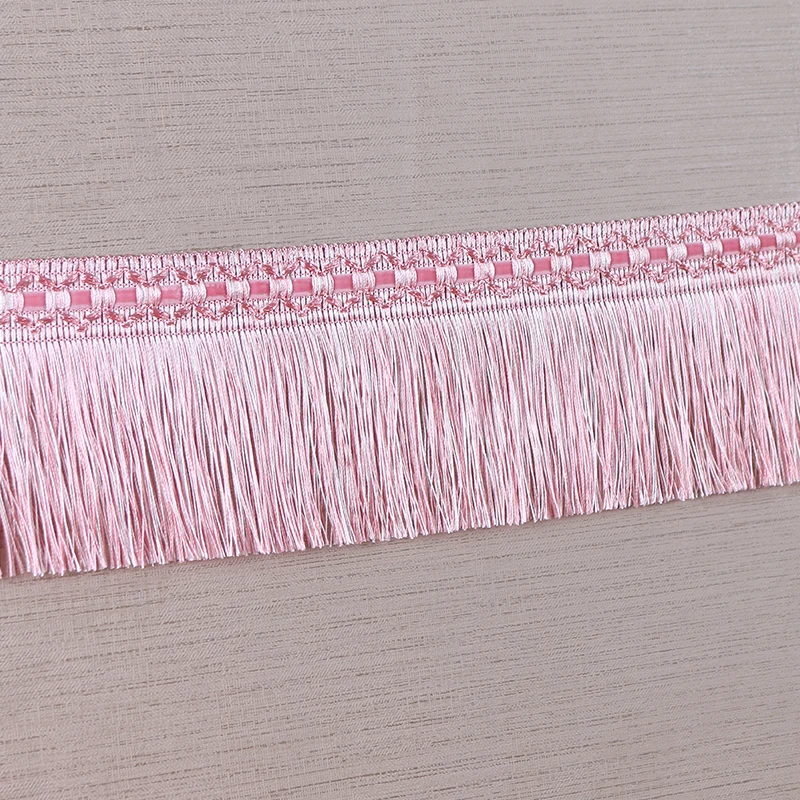 12m Long Fringe Tassel Lace Trim Embroidery for Clothing Sewing Curtain Accessories Fringes Ribbon Decoration Tassels Trimmings
