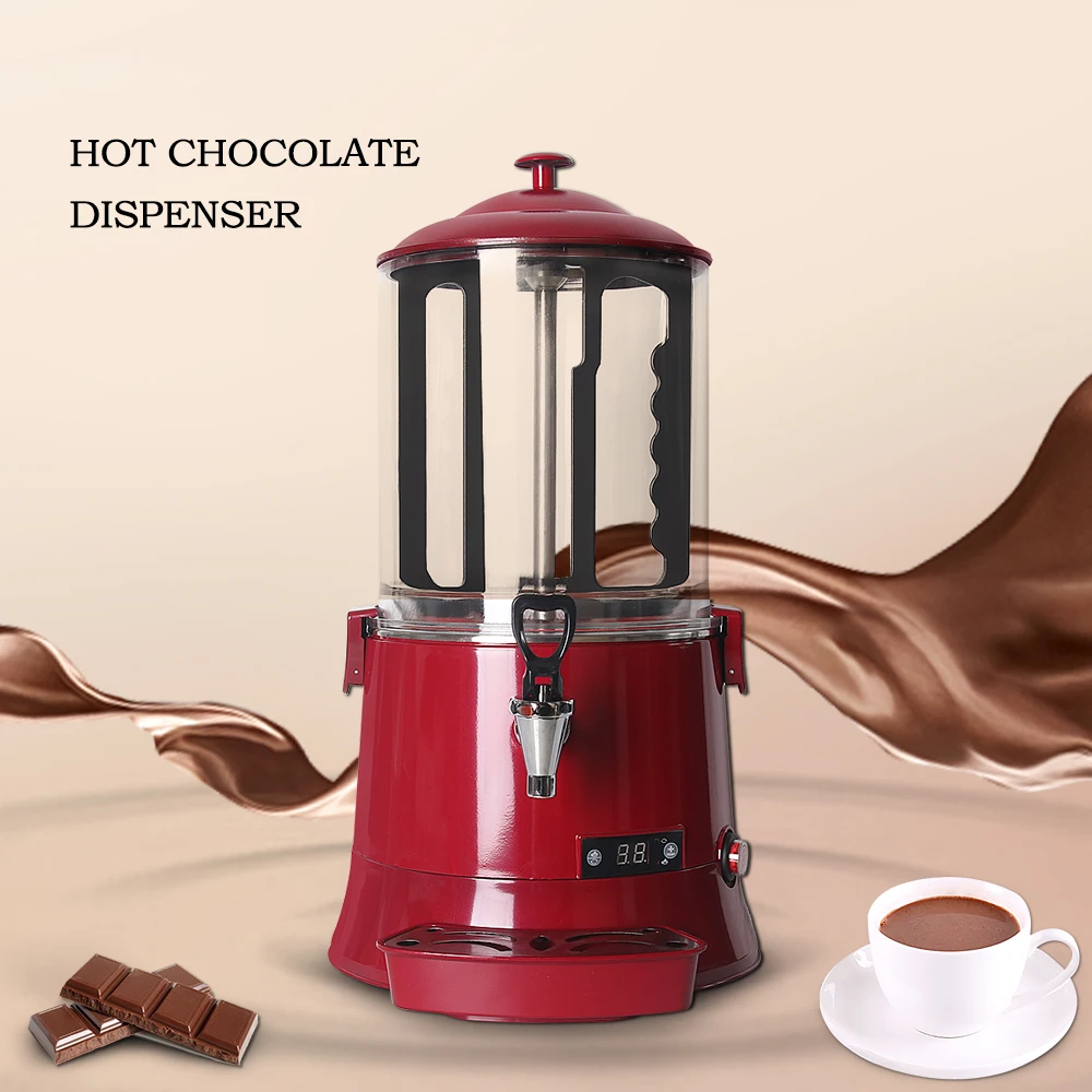 ITOP Commercial Hot Chocolate Dispenser Machine 10L 110V-240V Electric Chocolate Mixer Chocofairy Coffee Milk Wine Tea Dispenser