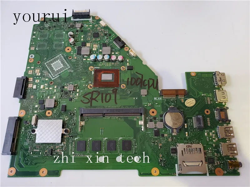 yourui For ASUS X550CC X550CA Laptop motherboard REV 2.0 WITH SR109 1007u and 4GB RAM X550CC Mainboard 100% test ok