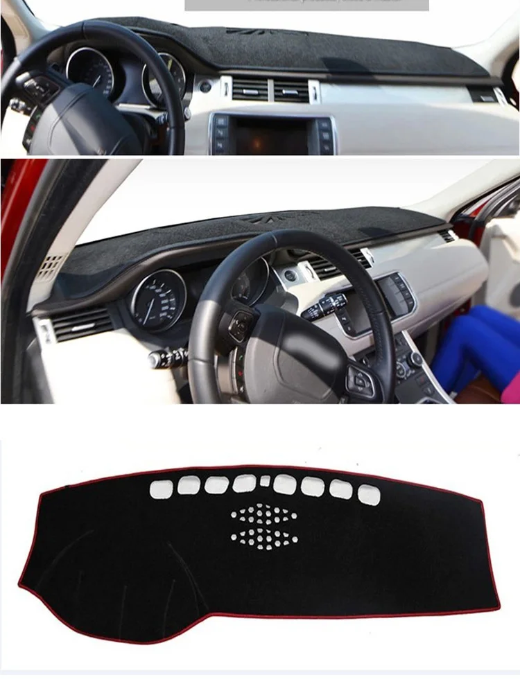 For Land Rover Range Evoque L538 2011-2018 Dashmat Dashboard Cover Instrument Panel Protective Pad Dash Mat Anti-Dirt Ornaments