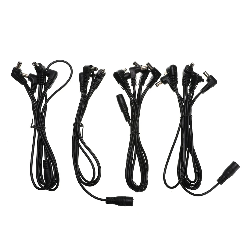Guitar Effects Pedal Power Daisy Chain Cable 1 to 3 4 5 6 Ways For 9V DC Adapter Splitter