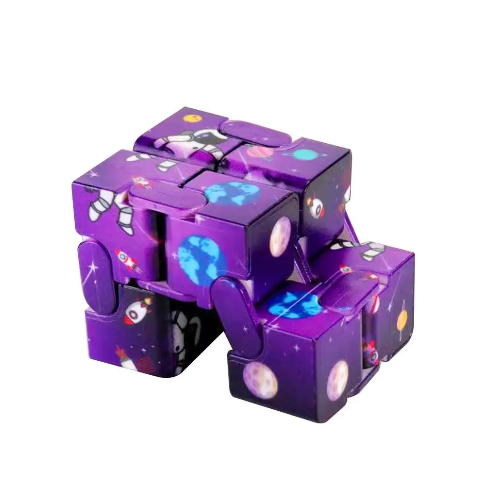 Anti Stress Cube Infinity Cube Magic Cube Office Flip Cubic Puzzle Stress Reliever Autism Toys Relax Toy For Kids Adults