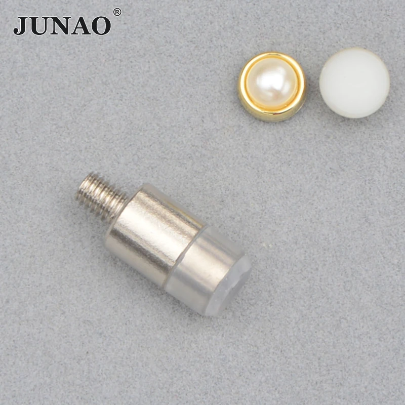 JUNAO 1Pcs Pearl Machine Mold Screws Rivets Moulds Tools for Pearl Setting Machine For DIY Garment Accessories