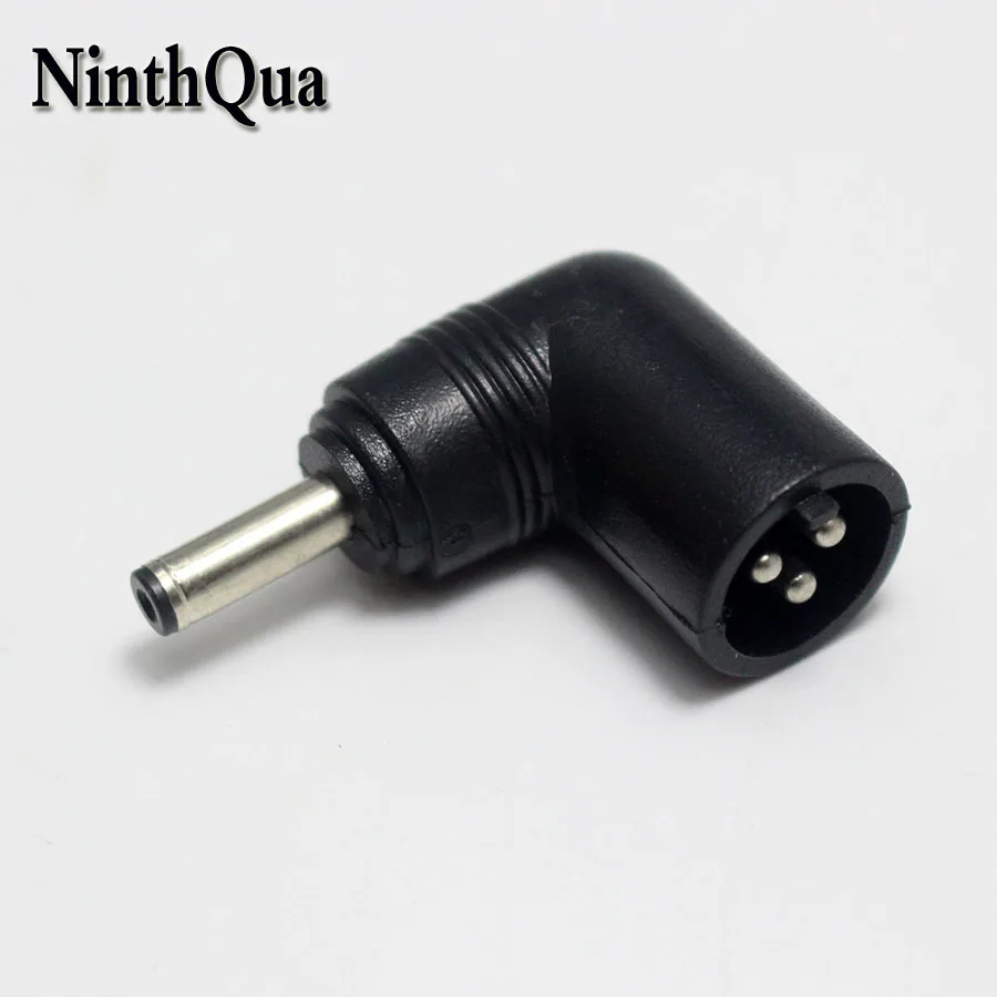 1 sztuk 3Pin porady Jack do 4.0*1.35mm mężczyzna Laptop Adapter zasilacz Dc ładowarka złącze dla Asus Vivobook S200 X200T ..