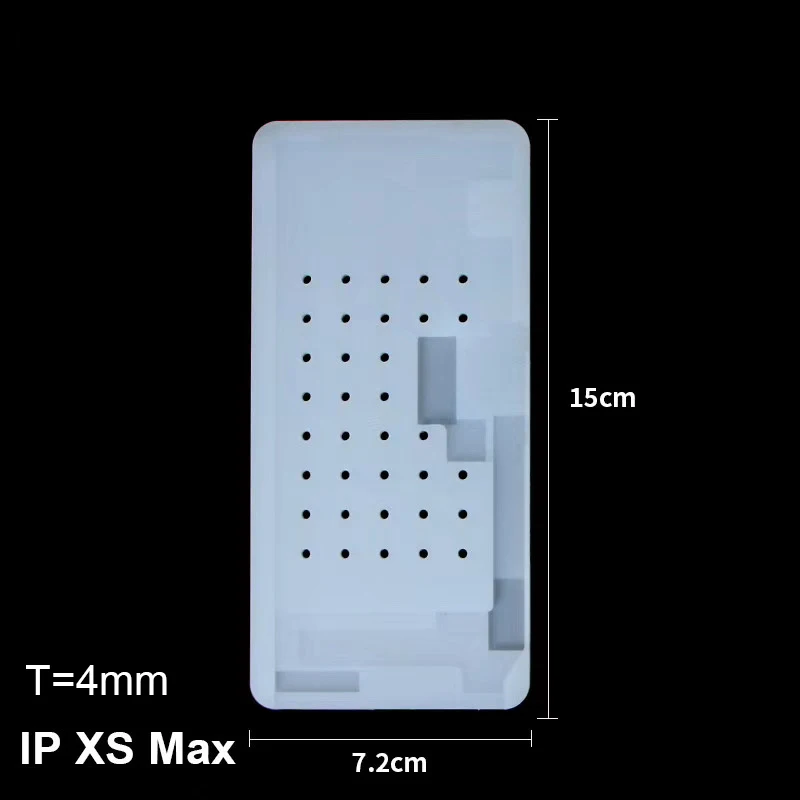 แผ่นยางซิลิโคนกันลื่นสำหรับโทรศัพท์11 PRO MAX Pro 11 x XS XS MAX ฉนวนกันความร้อนสูงแผ่นดูดสุญญากาศพร้อมรู