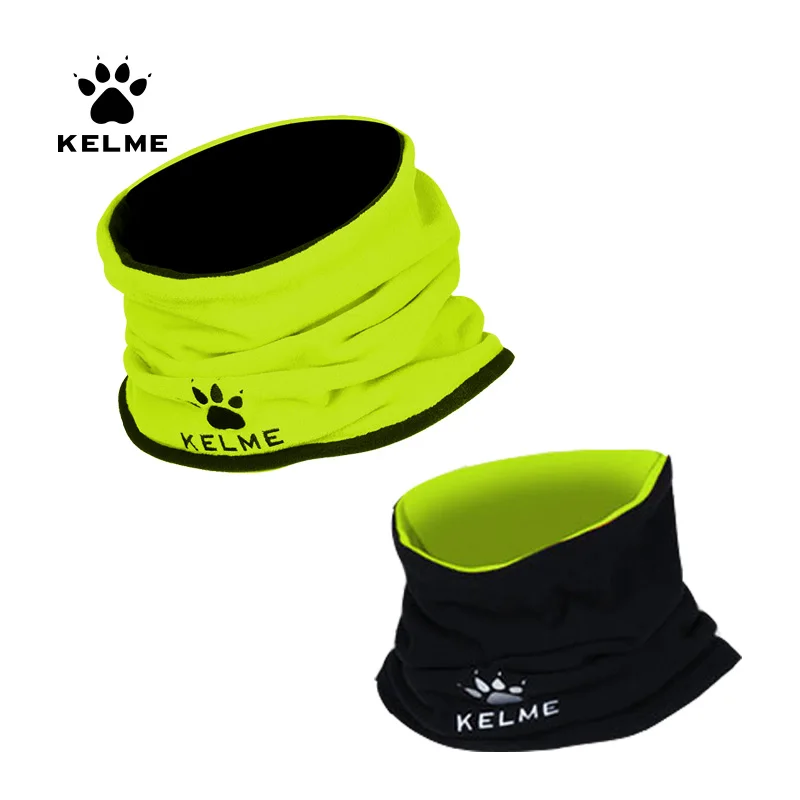 KELME Running Neckerchief Caps Soccer Children Training Mask Neck Collar Circle Warm Sports Wind Face Protection K15Z910C