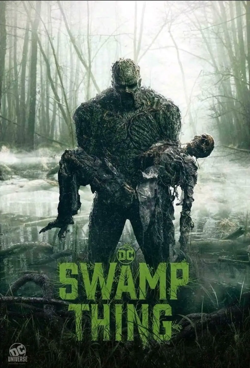 Swamp Thing Season 1 TV Series Show Silk Fabric Wall Poster Art Decor Sticker Bright