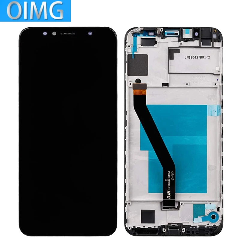 Ensemble écran tactile LCD de remplacement, 5.7 pouces, AAA, avec châssis, pour Huawei Y6 Prime 2018 Honor 7A, original