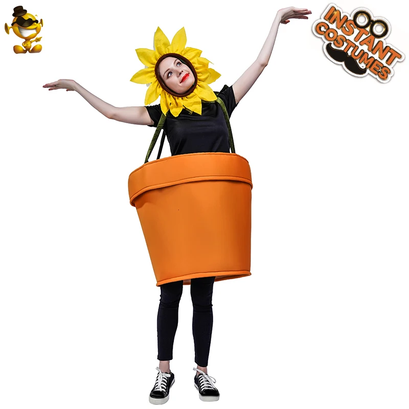 Sunny Blossom Women Sunflower Costume Dress up Christmas Party Adult flower Costumes