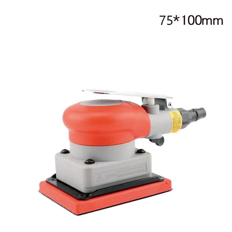 Pneumatic sander pneumatic tools square rail pneumatic polishing machine square pad 75 * 100mm surface grinder