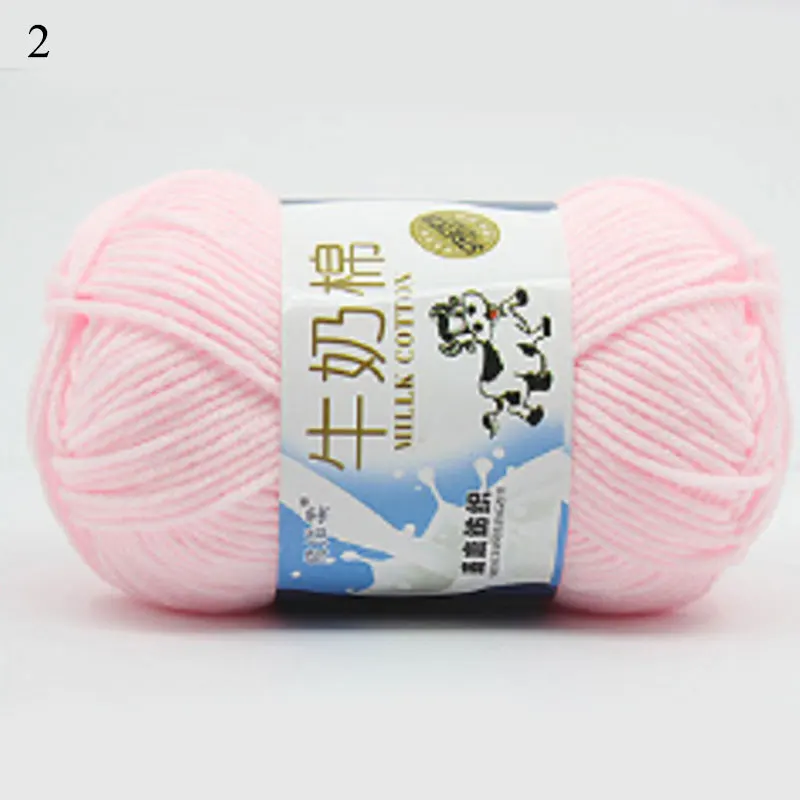 50 Grams/Ball High Quality Crochet Cotton yarn For knitting Bargain Cotton Baby Milk Thread Worsted Handmade Wool Line Cheap