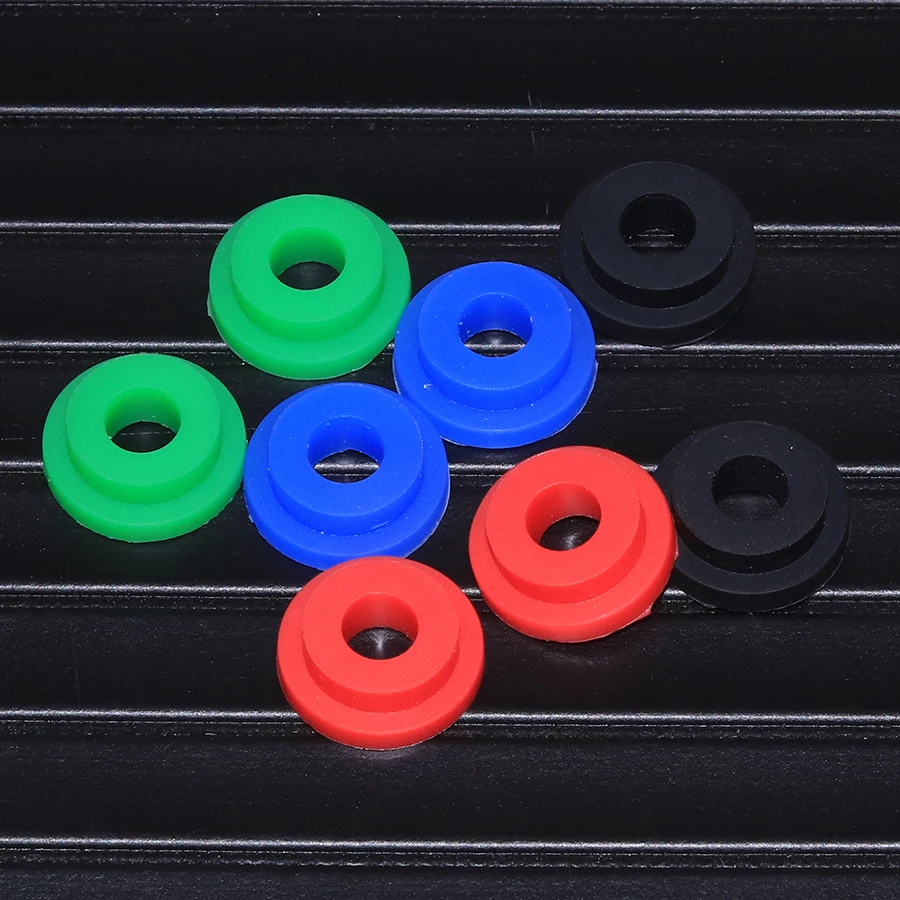 10Pcs Waterproof Air Valve Sleeve Guards Pad Silicone Rubber For The Inner Tube Of Motorcycles & Off-road Vehicles & ATV & UTV