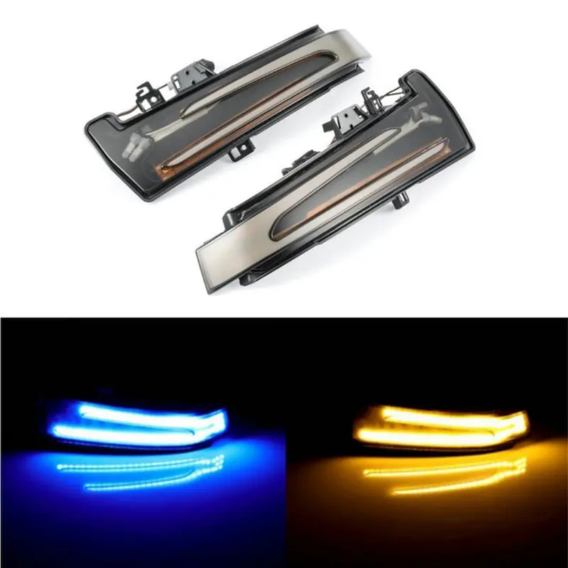 For Mercedes Benz A B C E S CLA GLA CLS Class Dynamic Turn Signal LED Light W176 W246 W204 W212 C117 X156 Rear Mirror Indicator