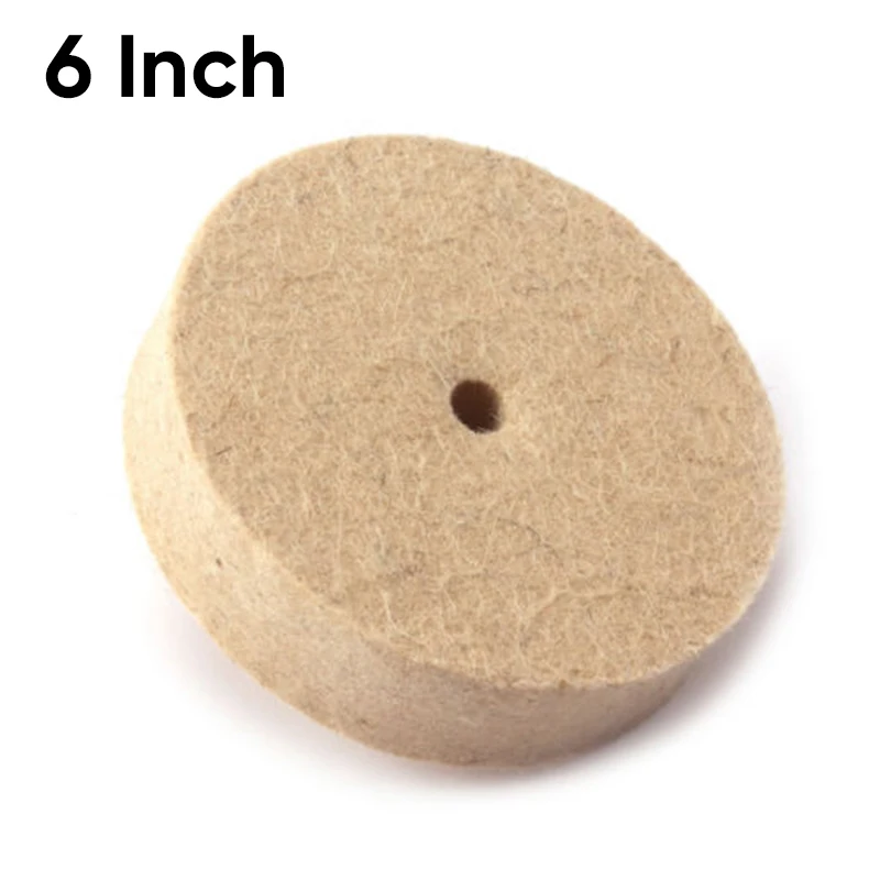 75/150mm Wool Felt Polishing Wheel Buffing Pad Grinding Wheel Angle Grinder Polishing Disc For Metal Glass Furniture Ceramics