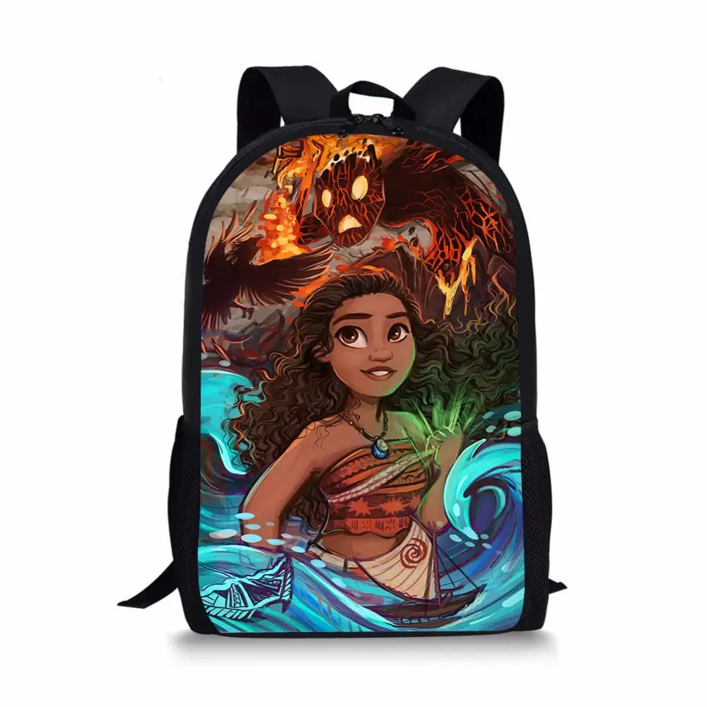 

New Hot Sales Cartoon Vaiana Moana Printing School Bags Backpack Student Bag Children Bookbag Satchel School Backpack For Girl