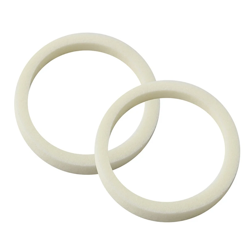 2024 New 1 Pair Bicycle Sponge Ring Oil Dust Sealed Foam Ring Kit Seal Oil Washer Dust Seal Foam Ring Bicycle Accessory White