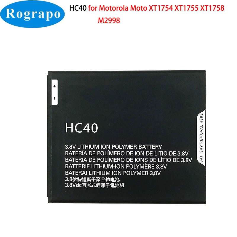 New Original GK40 HC40 KC40 HC60 Phone Battery For Motorola Moto E6 Plus XT1754 XT1755 XT1758 M2998 / G4 Play E4 / Moto C Plus