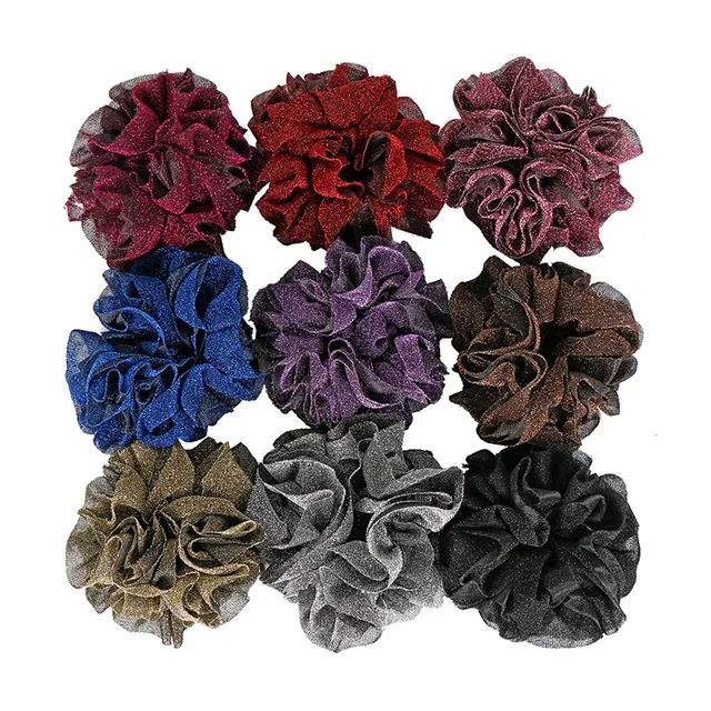 Moda kobiety dziewczęta lato błyszcząca ozdoba do włosów opaski drukuj opaski ubrania imprezowe Turban bandaż bandany HairBands akcesoria do włosów