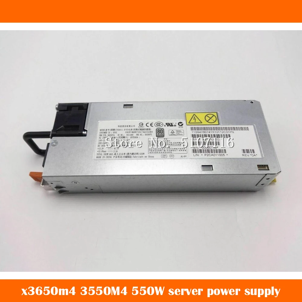 

Original For IBM X3650M4 94Y8074 94Y8075 550W Power Supply