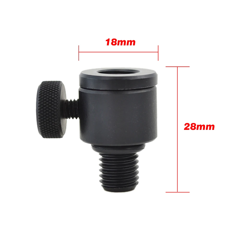 Hirisi 4pcs Carp Fishing Quick Change Connector Aluminium Black For Rod Pod Bank Sticks Buzzer Bars AQ208 Fishing Accessories