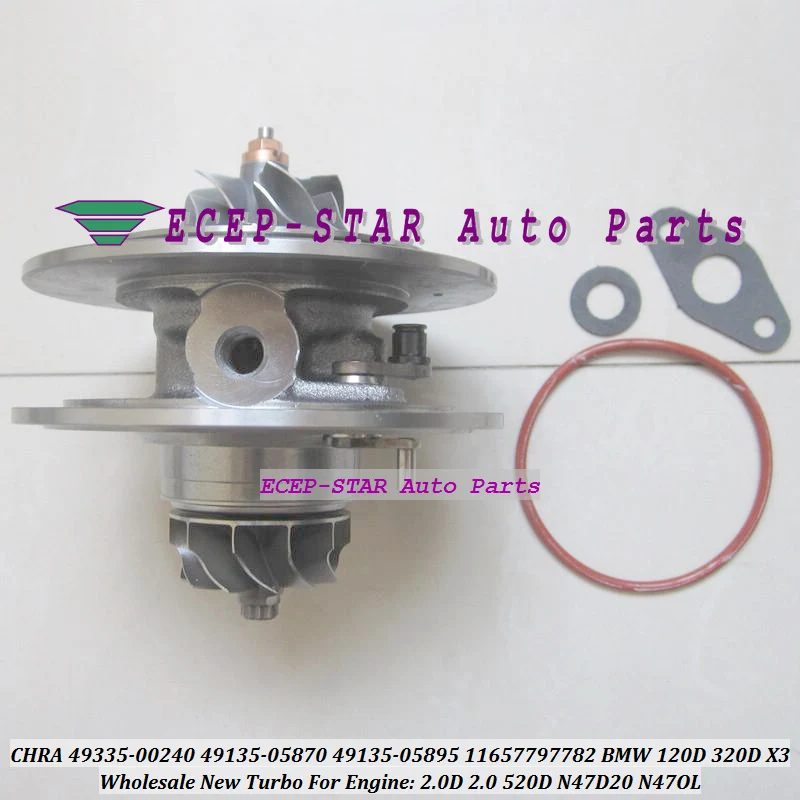 

Turbo Cartridge CHRA 49335-00240 49135-05870 49135-05895 49135-05860 11657797782 For BMW 120D 320D X3 2.0D 2.0 520D N47D20 N47OL