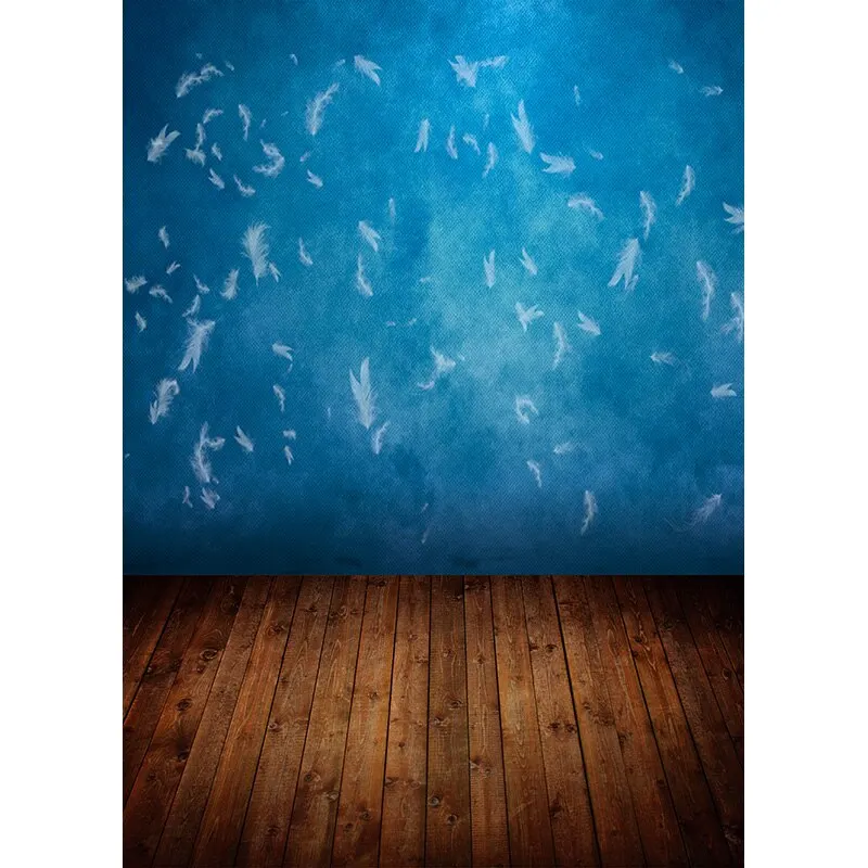 SHUOZHIKE Art Fabric Vintage And Wooden Floor Photography Backdrops Portrait Photo Studio Background Props ZZFG-01