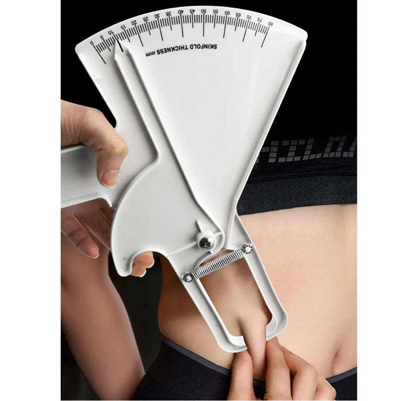 Body Fat Caliper Fat Measure Accurately Measuring Body Fat for Men & Women White/Black