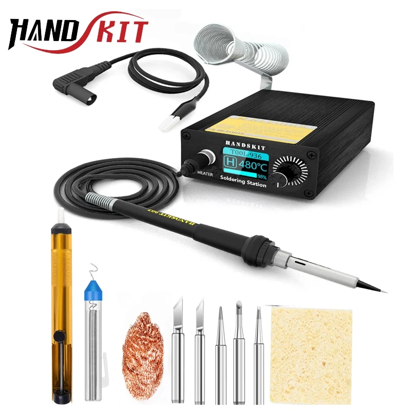 

936 Soldering Station OLED Digital Display Solder Iron Equipment Portable Home Electronics Moble Phone Repair Tools