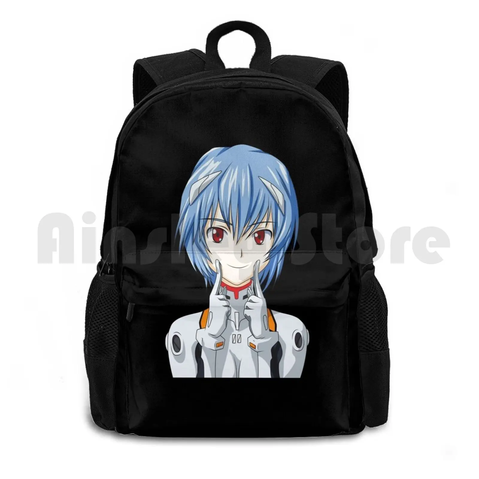 

Inspired Anime Shirt Outdoor Hiking Backpack Waterproof Camping Travel Anime Manga Souryuu Asuka Langley Ayanami Ikari Shinji