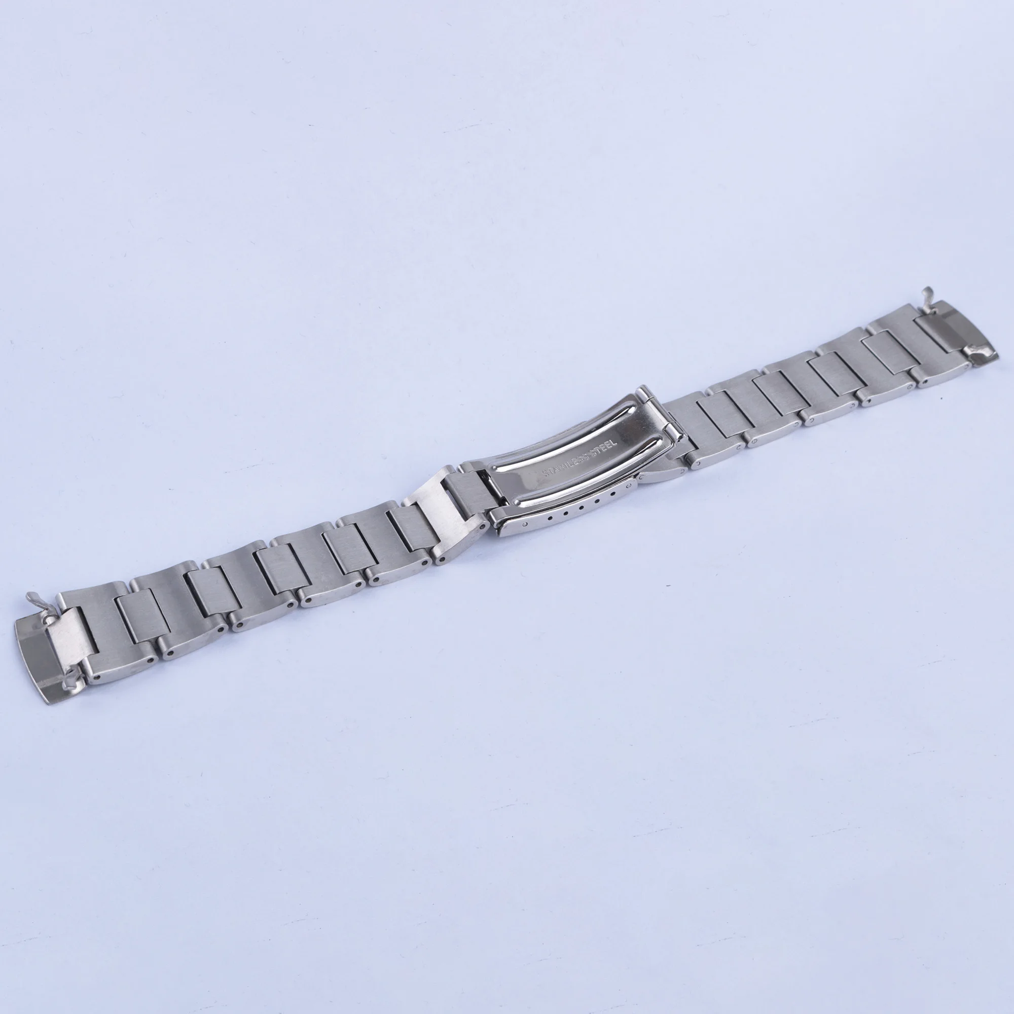 Imagem -02 - Vintage Oco Curvo End Ver Band Strap Pulseira para Relógio Seiko 61396002 6000 6001 6005 6032 Chrono 316l 19 mm