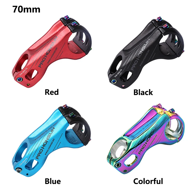 PROHONSUN Bicycle Stem Mountain Road Bike Stem 70mm 90mm Riser 31.8mm Handlebar Stem Bike Riser MTB AM XC DH Stem Bike Parts